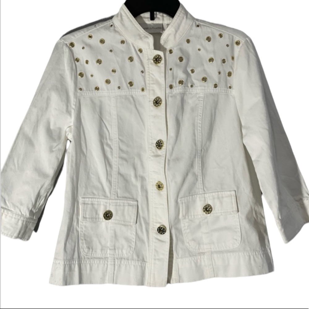 Drapers & Damon’s stud White jacket size small